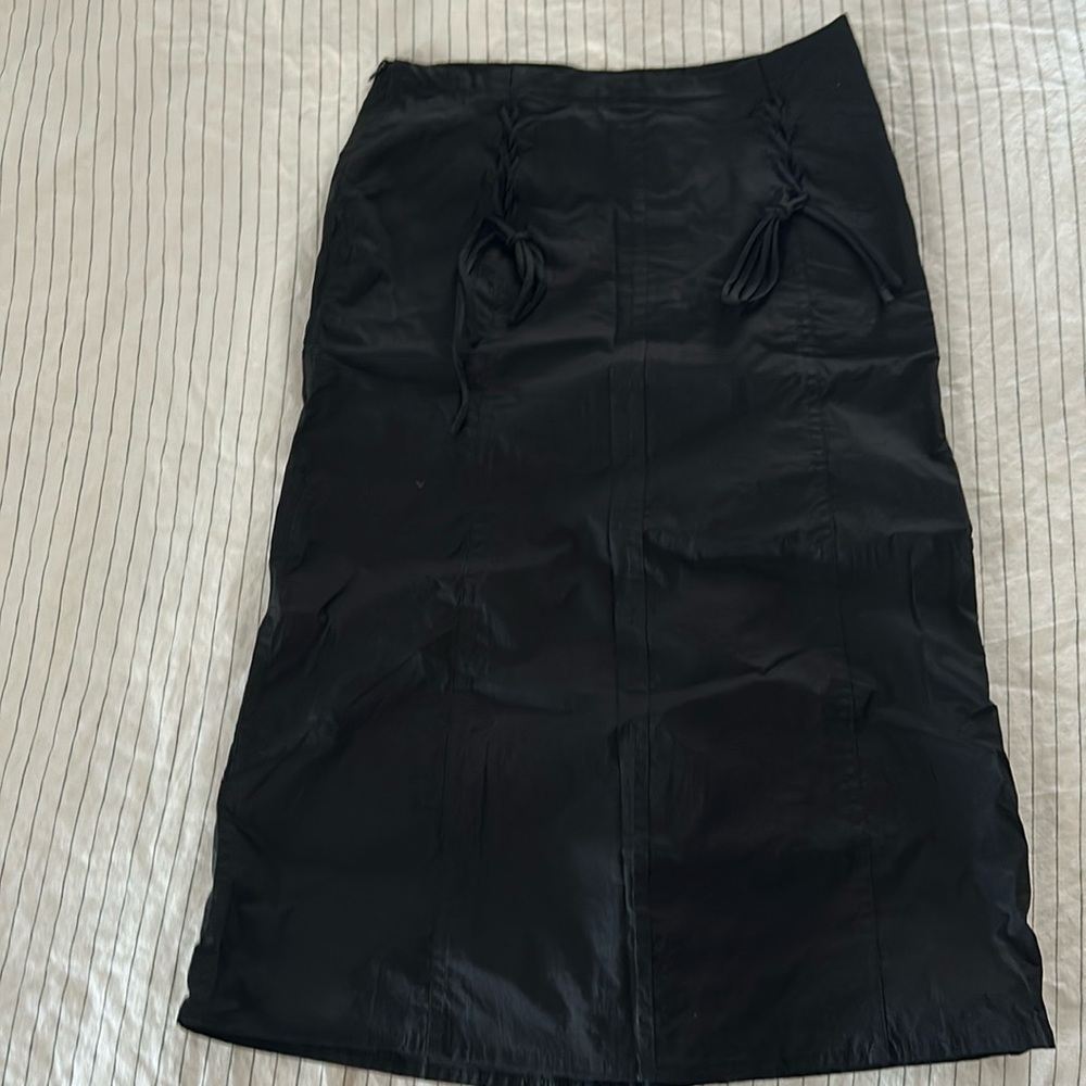Deiji Studios Double Lace Up Skirt, XS, NWT